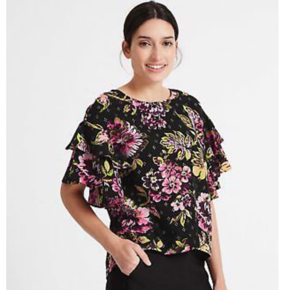Marks & Spencer 🎀 UK Per Una Women’s Floral Blouse size XS